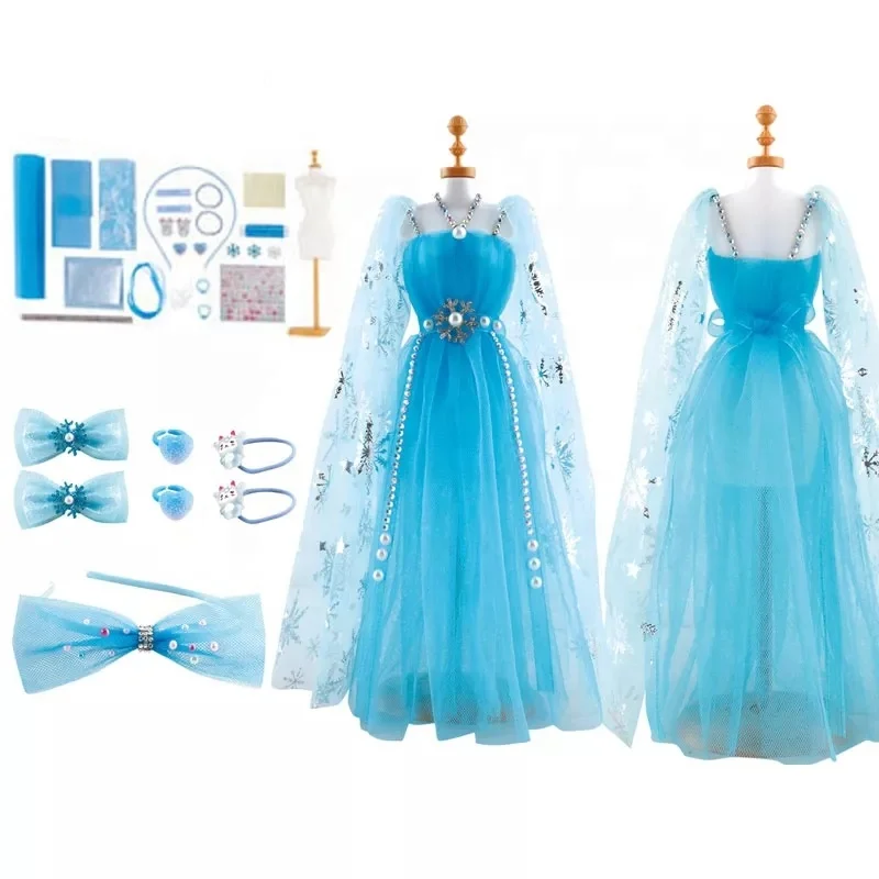 Fashion Designer Kits DIY Toy for Girls Handmade Little Costume Designer  Dress Decoration Art and Craft Toys Birthday Gift