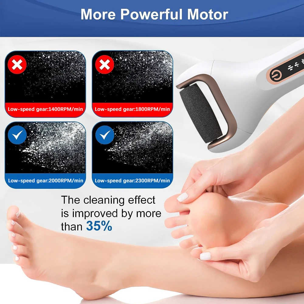 Electric Callus Remover, Rechargeable Electronic Feet File Hard Skin R -  Fulfillment Center