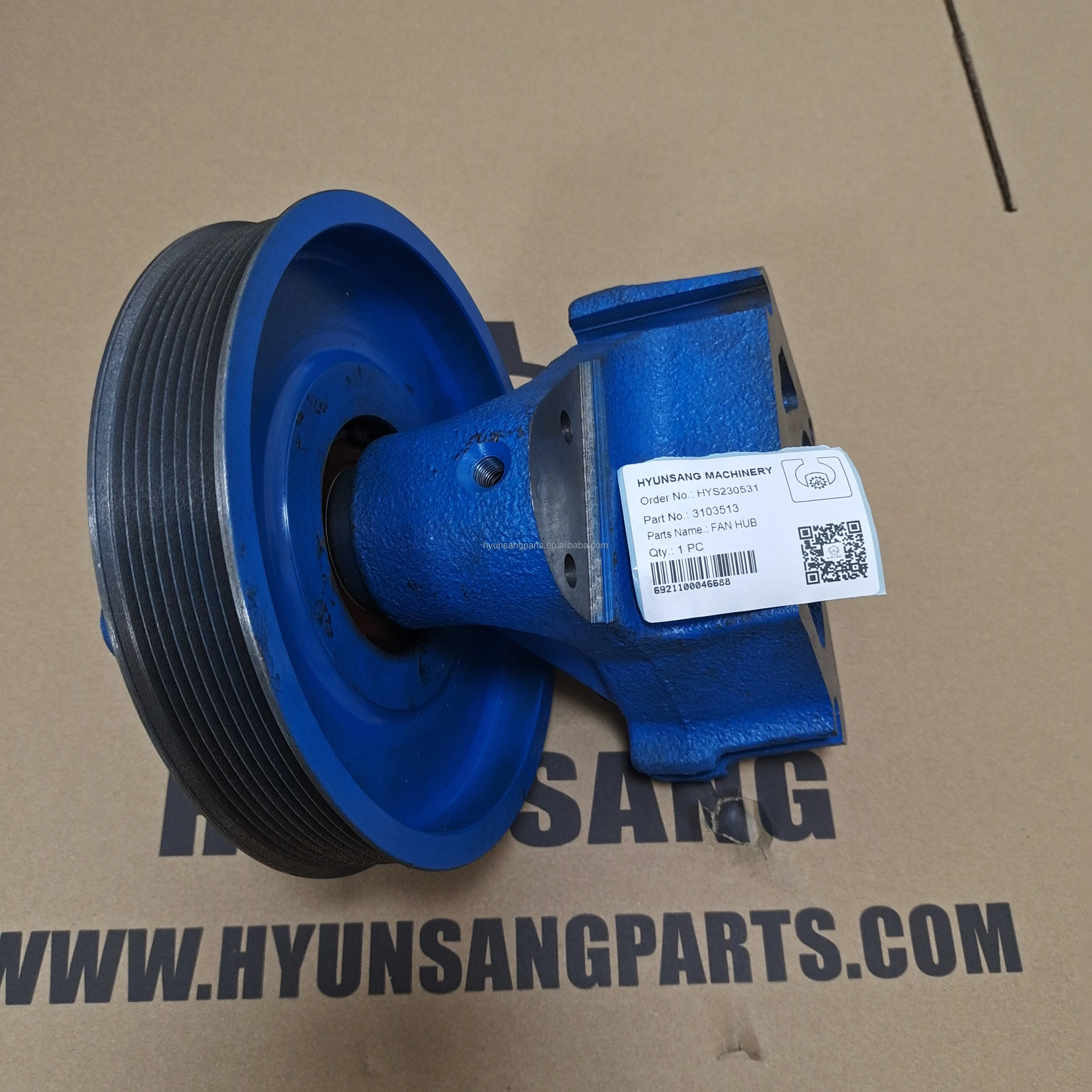 Hyunsang Excavator Parts Fan Hub 3103513 for ISM11 QSM11 Diesel Engine ...