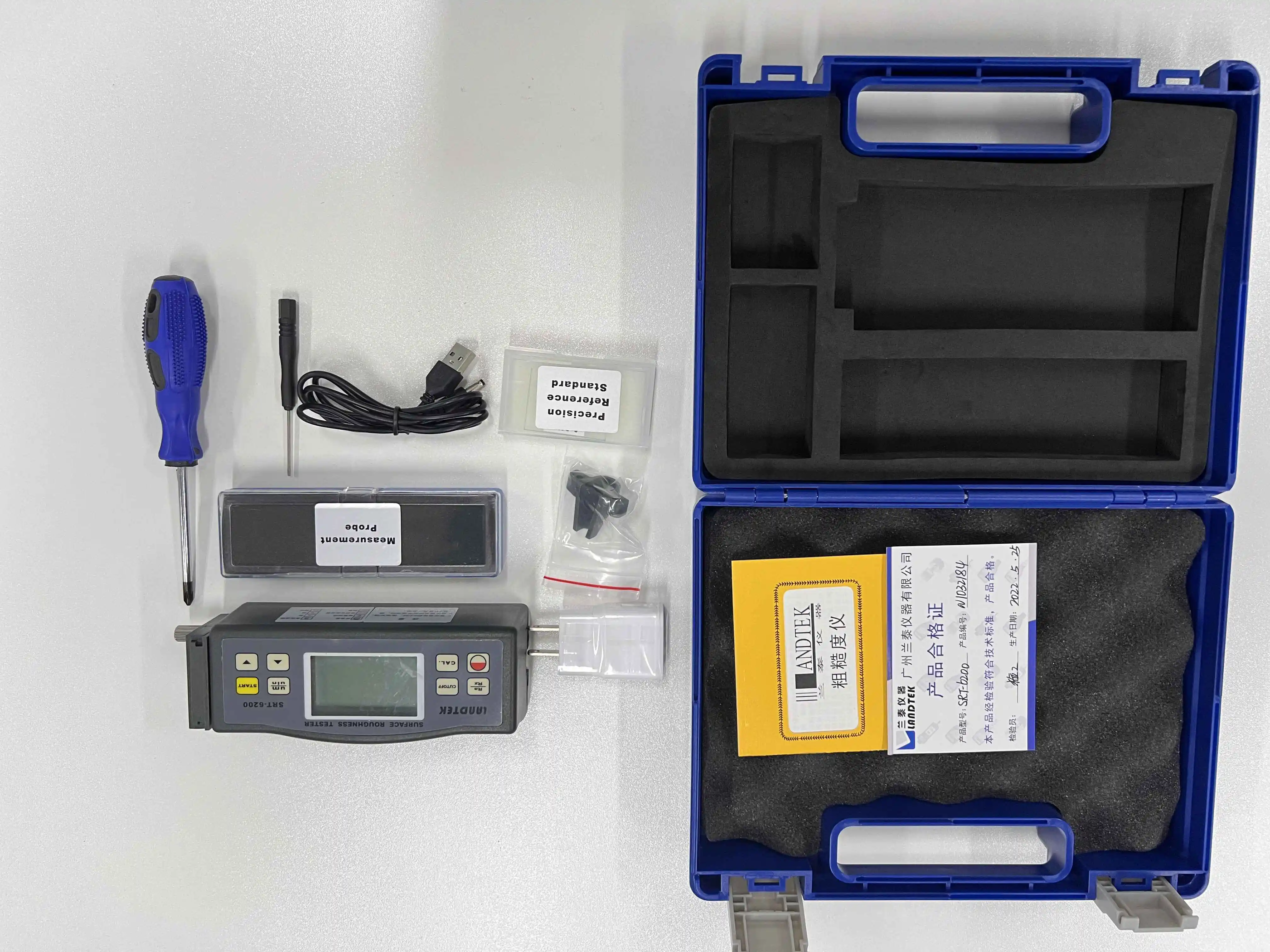 Landtek Portable Digital Surface Roughness Tester Srt-6210 Ra Rz Rt Rq ...