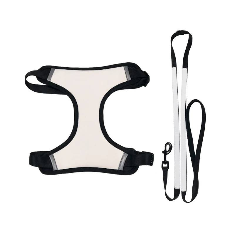Adjustable Blank Plain Nylon Oem Custom Luxury Personalized Logo Dog Harness Blank Self Sublimation Dog Harness