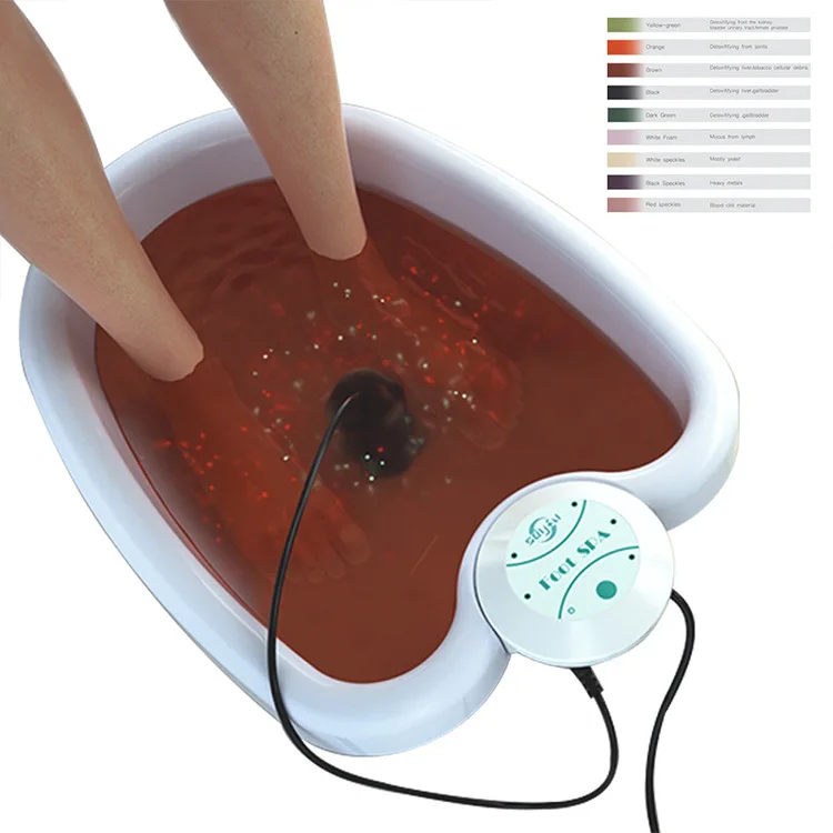 Ion Ionic Detox Hot Sale Foot Bath Cleanse SPA Machine with Basin