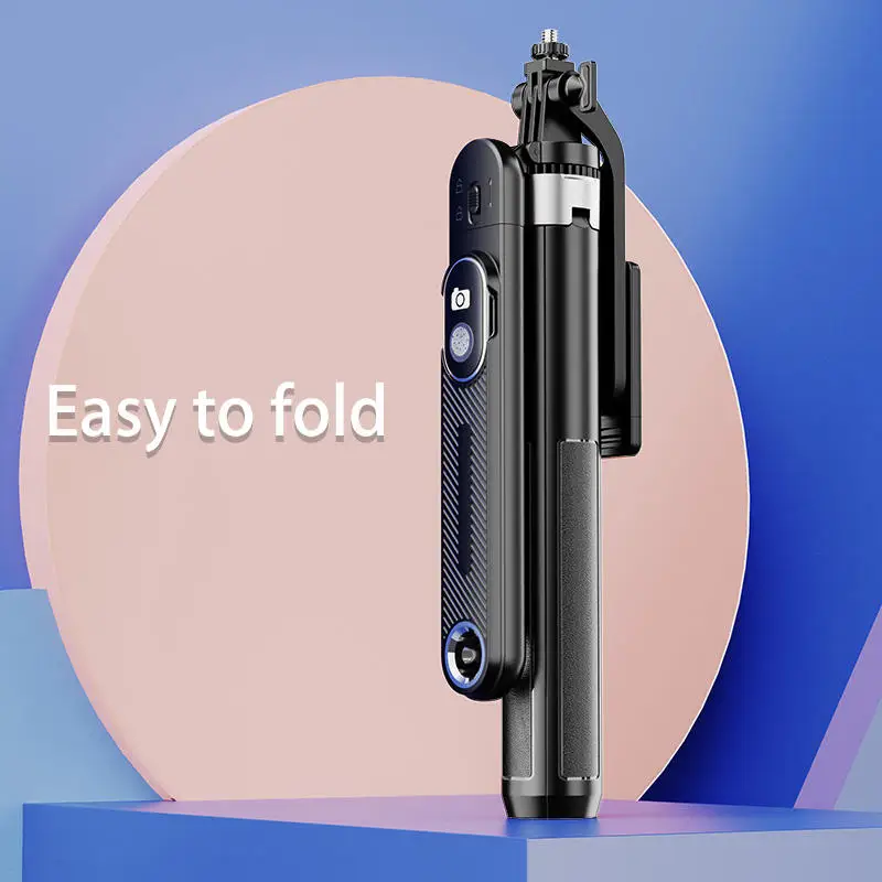 New 180CM Tripod 360 Rotation Portable Foldable Cell Phone Tripod Stand Stabilizer Travel Video Photograph Selfie Stick