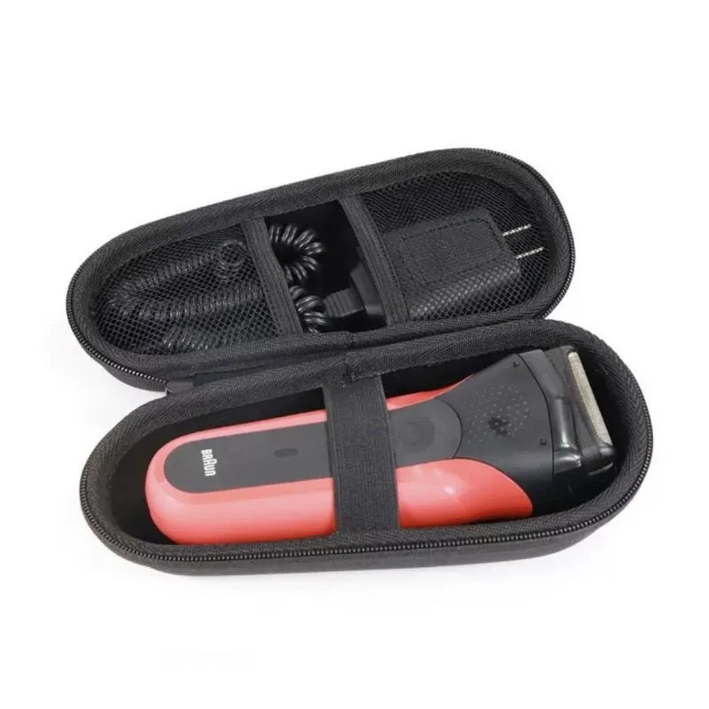 product factory custom hair clipper case waterproof hard shell haircut kit bag eva razor case shaving tool bag for trimmer shaver-3