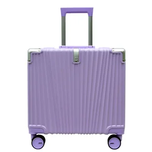 Durable Anti-Scratch ABS PC Fashionable 4-Wheel Wheeled Suitcase Simple Classic Style Cabin Luggage Set Waterproof for Trips