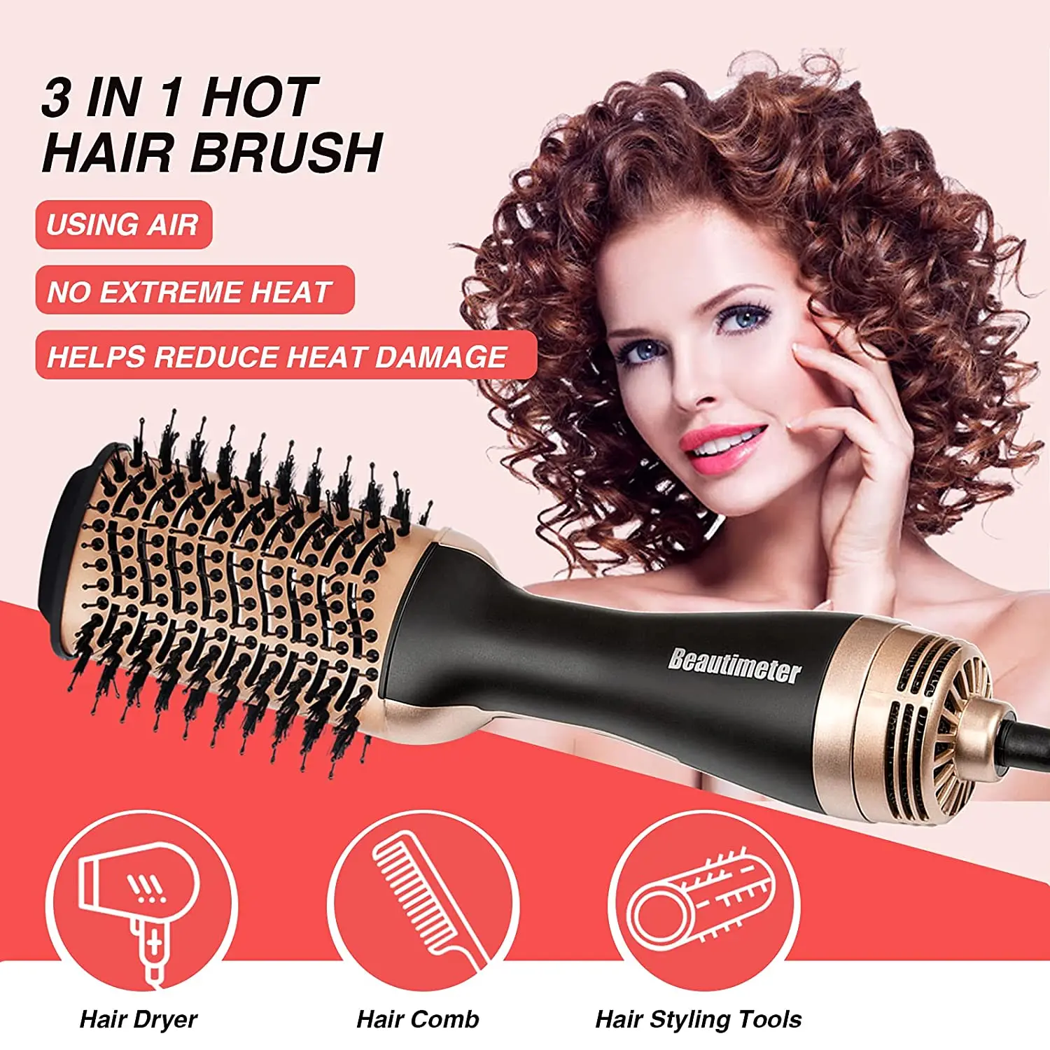 Hot Hair Dryers Brushes Brushes Dryers Professional Heat Negative Ion