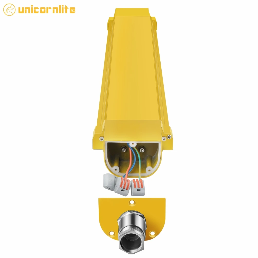 
led explosion proof lighting fixture120cm 40w 80w replace explosion-proof fluorescent light 