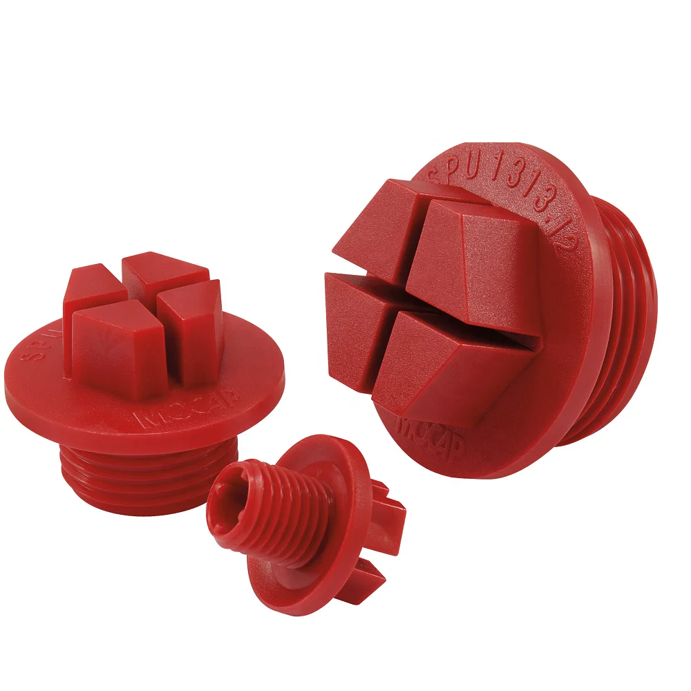 Male threaded end cap for pipe fitting connectors