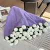 white rose (purple blanket)