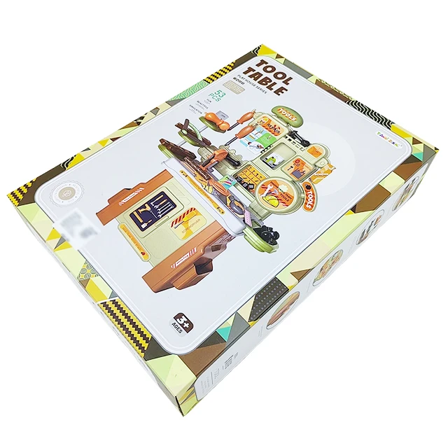 53pcs Construction Engineer Workshop Tools Set Toys for Kids