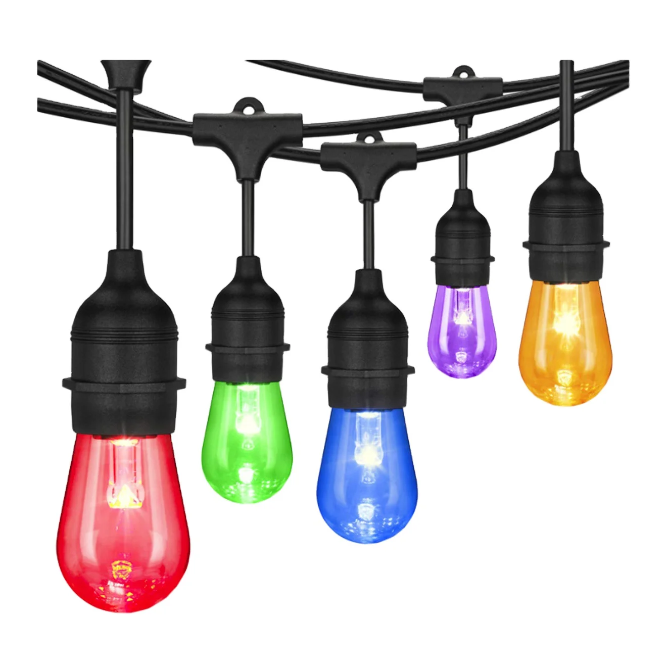 S14 RGB String Lighting Remote Control Bulbs