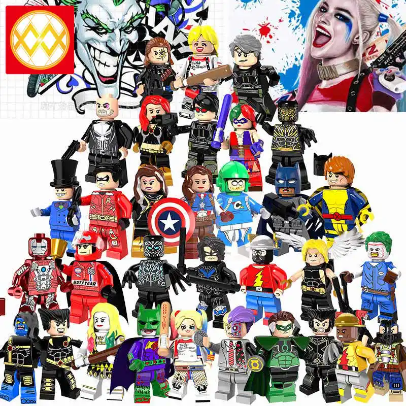 Year Clearance Super Heroes Spiderman Harley Quinn Flash Robin Pirates Mini  Action Building Blocks Kids Toys For Christmas - Buy Pg Items,Action  Figure,Super Heroes Dc Super Hero Cartoon Pirates Product on 