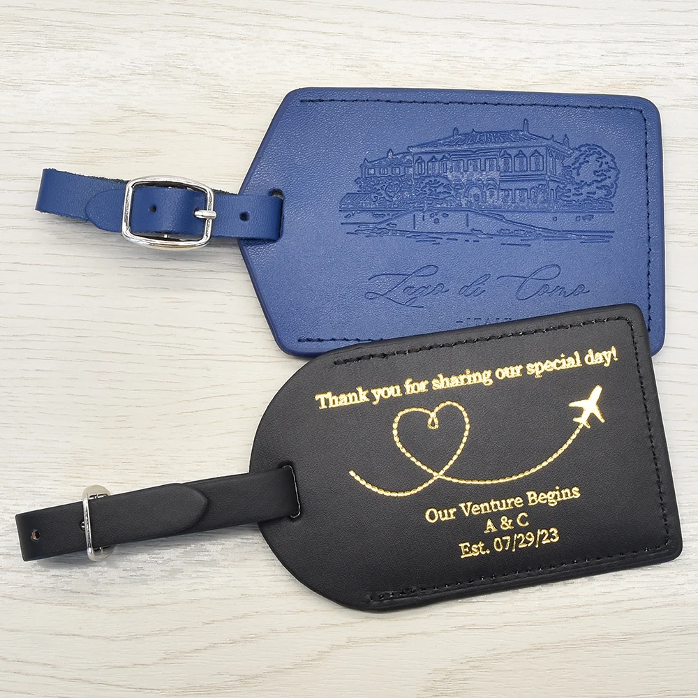 Custom Wedding Favor Logo Travel Airline Suitcase Personalized Name ...