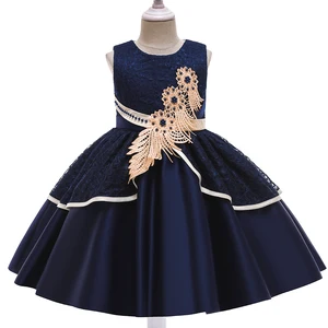 Customized Brand Girl Evening Casual Birthday Party Summer Dresses Clothes for Kids