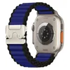 navy blue (silver buckle)-only strap