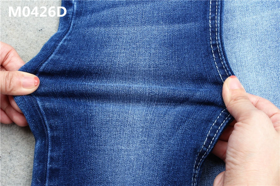 Denim Fabric Jeans Durable 100% Cotton Midweight Twill Fabric 11oz