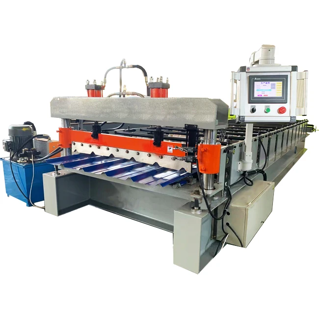 High Speed IBR Extrusion Building Material Factory Sale Trapezoidal Glazed Metal Roof Tile Making Machinery Steel Sheet Roll for