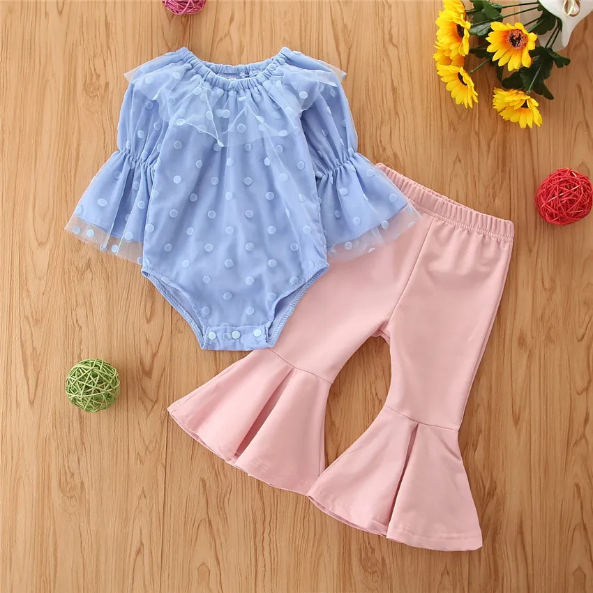 2021 Primavera Nueva Ropa De Moda 2 Años Recién Nacido Chica Linda Polka  Dot Prendas Mono Rosa Pantalones Bebé Niñas Ropa Conjuntos - Buy Ropa De  Bebé Niñas Conjuntos De Ropa De