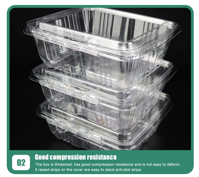 8 16 24 32 48 64 Oz Rpet Tamper Evident Container,Tamper Proof