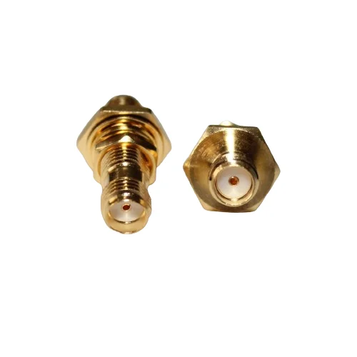 Manufacturer Supply Factory SMA-KKY Hexagon Connector Gold Plated Brass SMA Female to Female Connector Adapter supplier