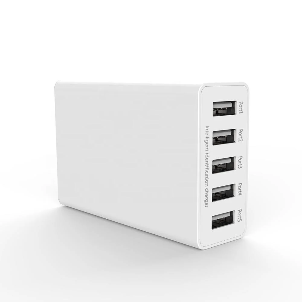 Универсальное зарядное устройство с несколькими портами usb, 5 USB-портов, 5 В, 8 А, 40 Вт, зарядные устройства, электростанция для телефона