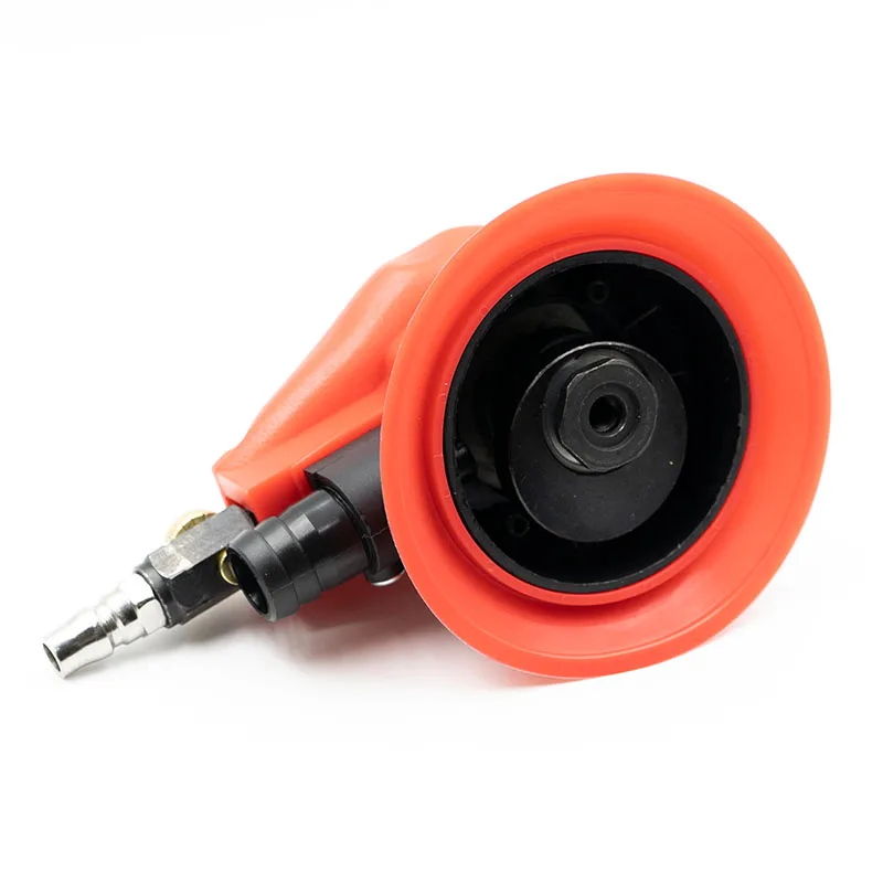 Quick Sanding with High Efficiency and Low Vibration 6 inch Red Pneumatic Sander