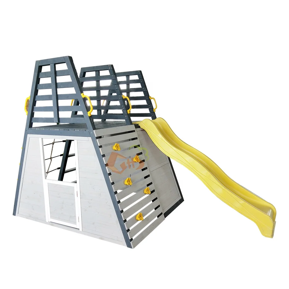 childrens wooden climbing frames