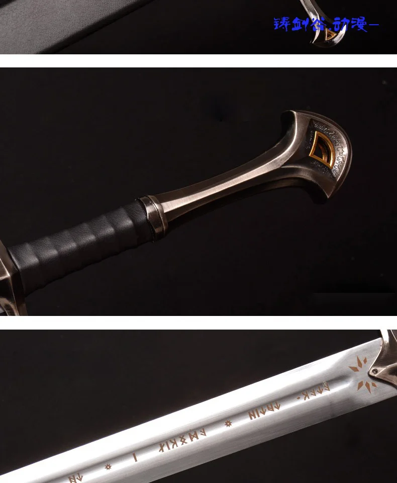 Popular 131cm 2.5kg Lord Of Ring Narsil Aragorn Anduril Sword For ...