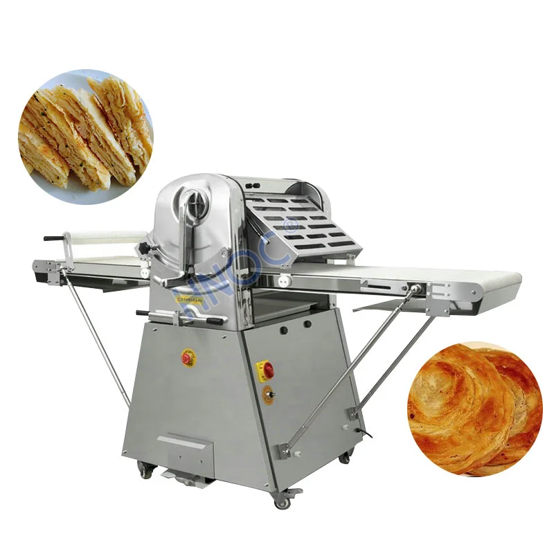 Automatic Pizza Roller Machine Baklava Donut Pastry Donut Sheeter and Cutter Fondant Sheeter Machine
