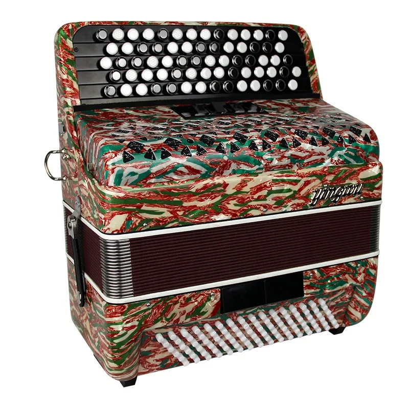 Parrot Accordion - 69 Keys Diatonic Instrument for Beginners