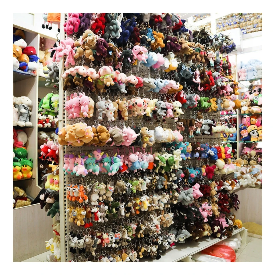 Plush Toy Animal Factory Custom Wholesale 10CM Gift 4 Inch Animal Plush Soft Pendant Custom Plush Toy Keychain Alibaba