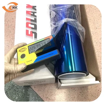 chameleon car tint membrane colorful blue purple car tint film ML20A 1.52*30m window film