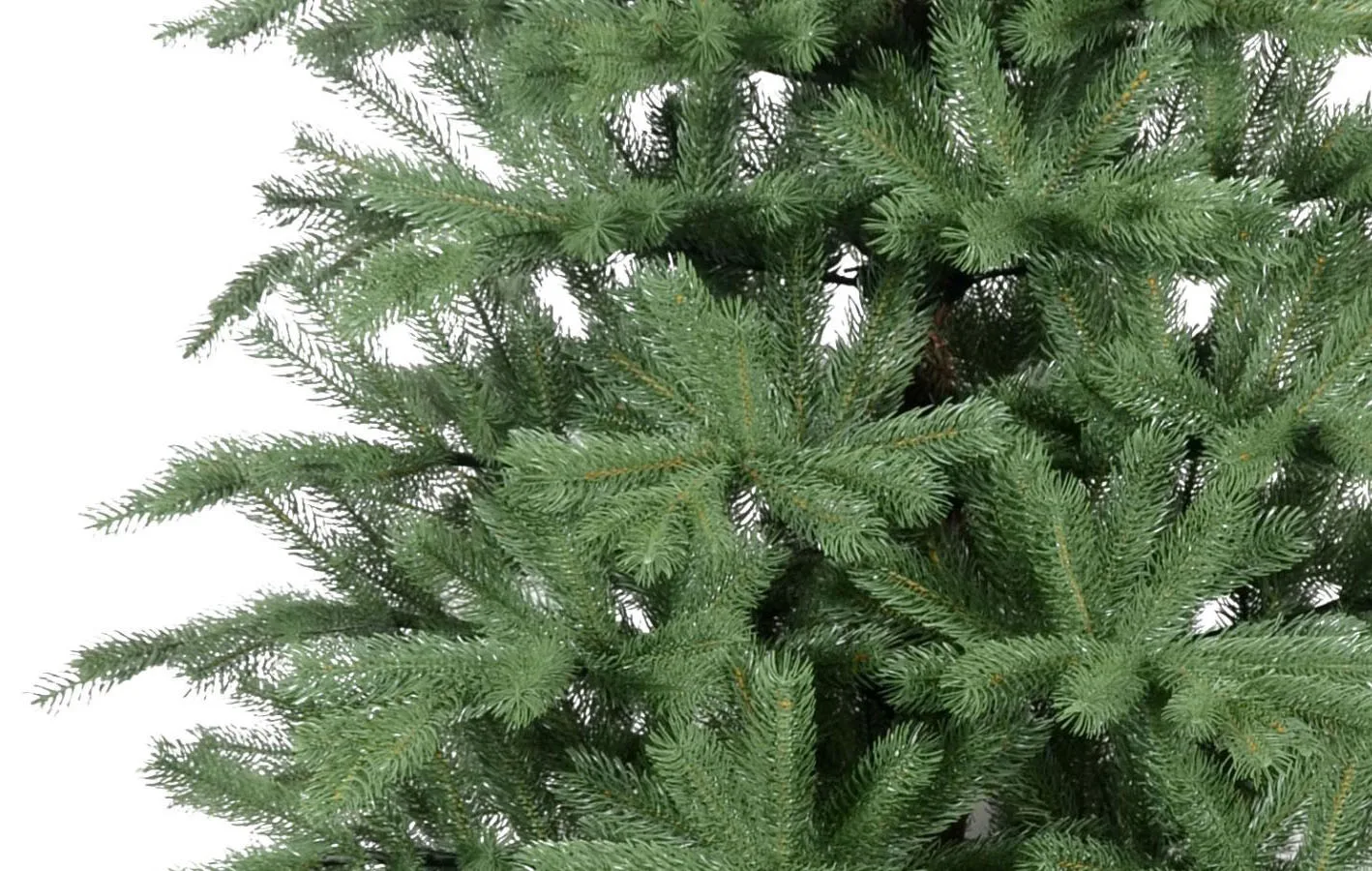 7ft Superior Pure Pe Artificial Christmas Tree Green Classic Tabletop