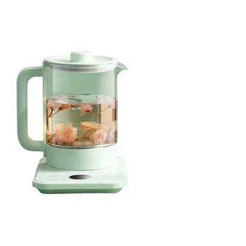 220v 1.8L tea coffee digital white electric portable water glass health kettle set 2024