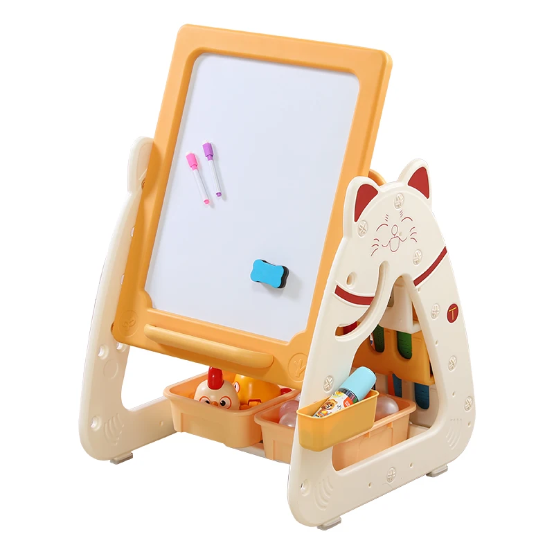 Штабелируемые многофункциональные пластиковые игрушки проектор детская магнитная доска для