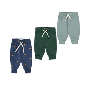 Custom Printed Design Casual Sports Sweatpants Soft Cotton Toddler Jogger Pants for 2-7 Years Old Boys