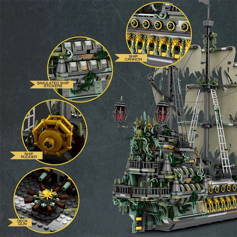 Reobrix 66037 The Flying Dutchman construindo blocos crianças para