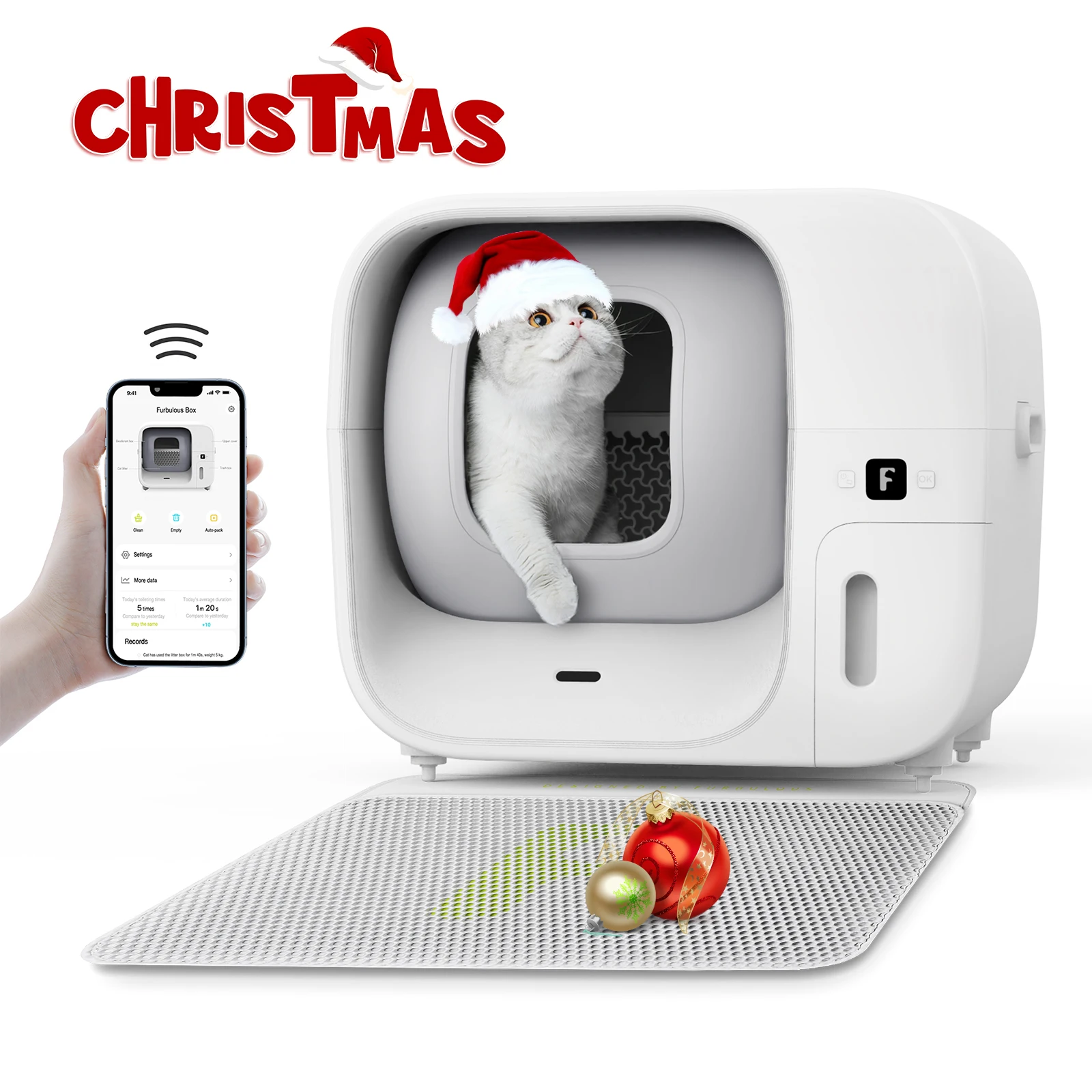自動猫トイレ FURBULOUS BOX Furbulous Box [Makuake大ヒット商品] 全 
