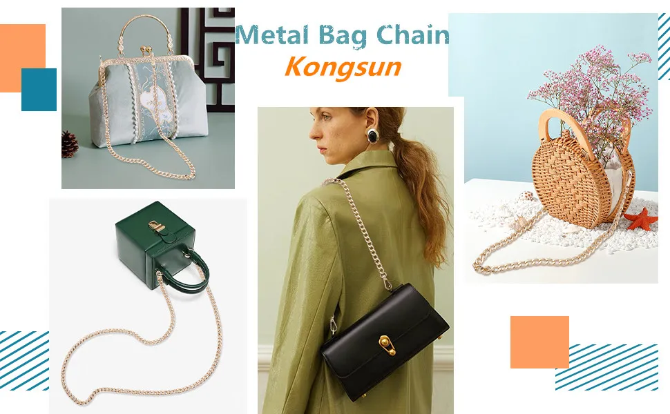 Purse Chain Strap Crossbody Handbag Chains Replacement Leather Shoulder