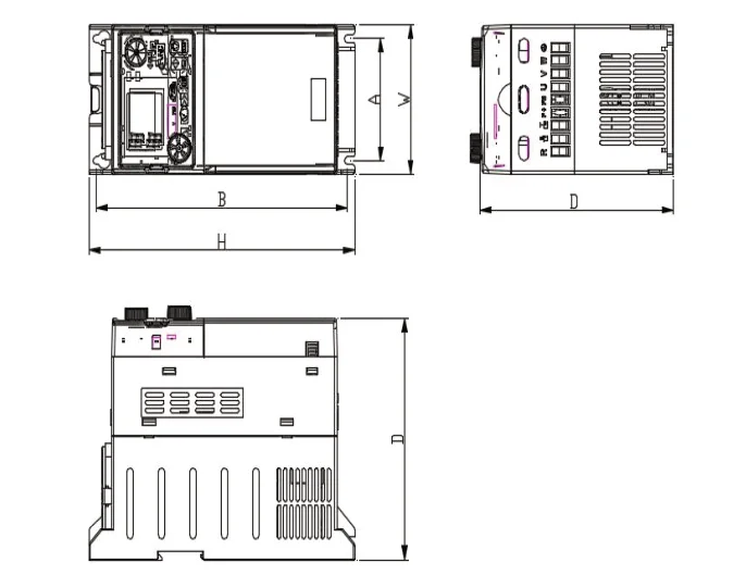 45kw Frequency Inverter VFD AC Drive - 3 Phase Motor Control