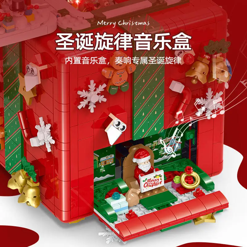 GULY 60506 Christmas Gift Box - Mystery Building Bricks