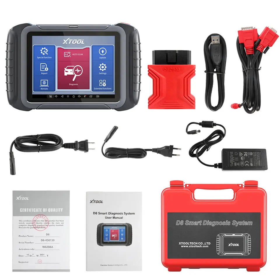 D Eight Full System Diagnostic Scanner KC100 Key Programming Coding TPMS ABS