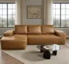 Brown + Corduroy + 3 Seat + Memory Foam