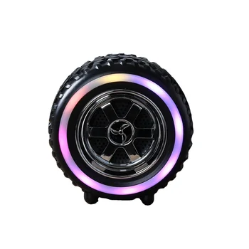 hot selling products 2023 portable  BT tire speaker Wireless Bluetooth with mobile phone holder, suitable for outdoor sports