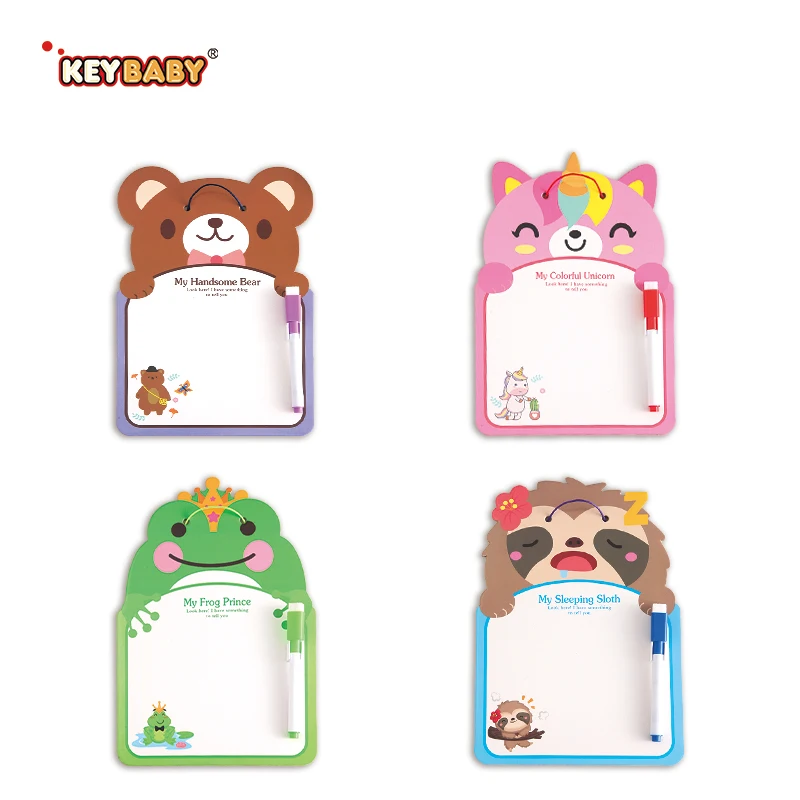 KEYBABY DIY Lernmaltafel Abwischbare Spielzeuge Papierzeichnung Malbuch für Kinder