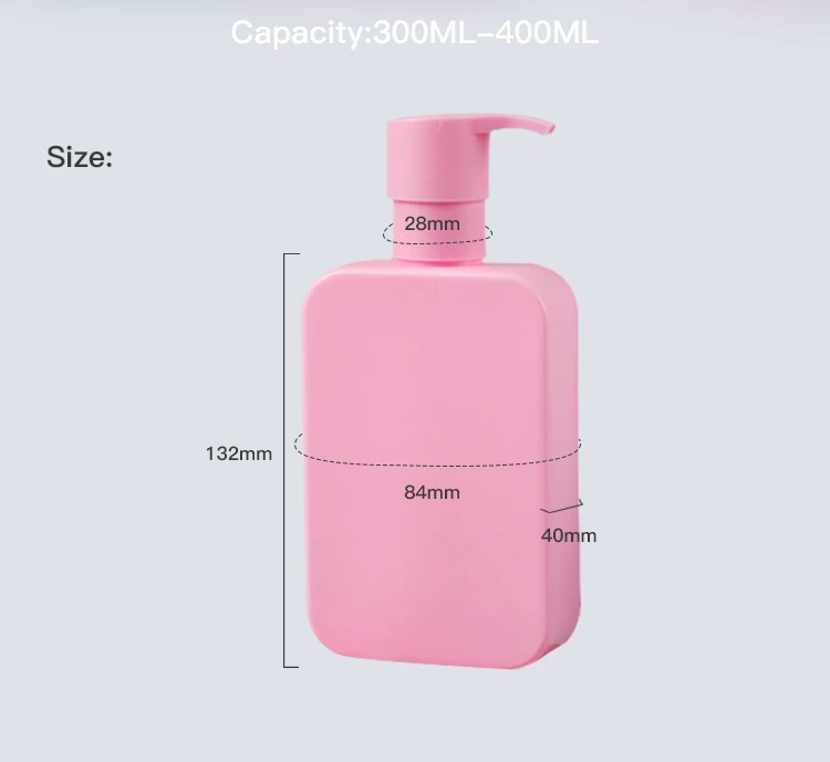 Eco Friendly Recyclable Custom Luxury 300ml 400ml 500ml 1l Pe Plastic