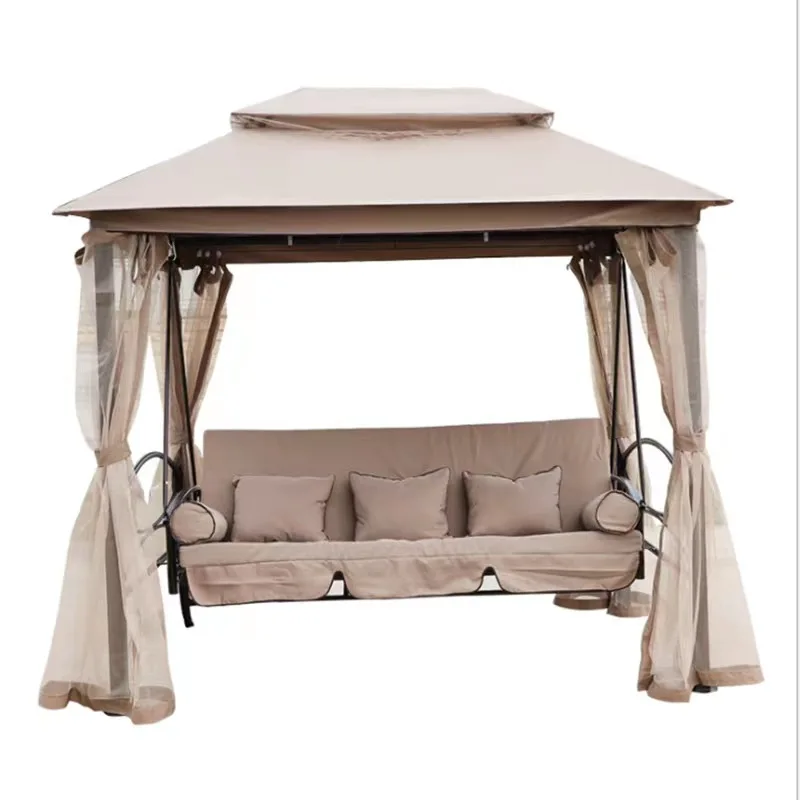 Hanging Outdoor Garden Patio Swing Chair Metal Patio Swing With Canopy 333042