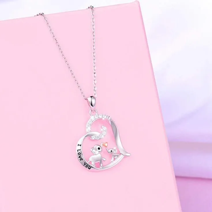 Collier Pendentif Éléphant Pour Femme - Chaîne Clavicule En Alliage - Neuf Avec étiquettes