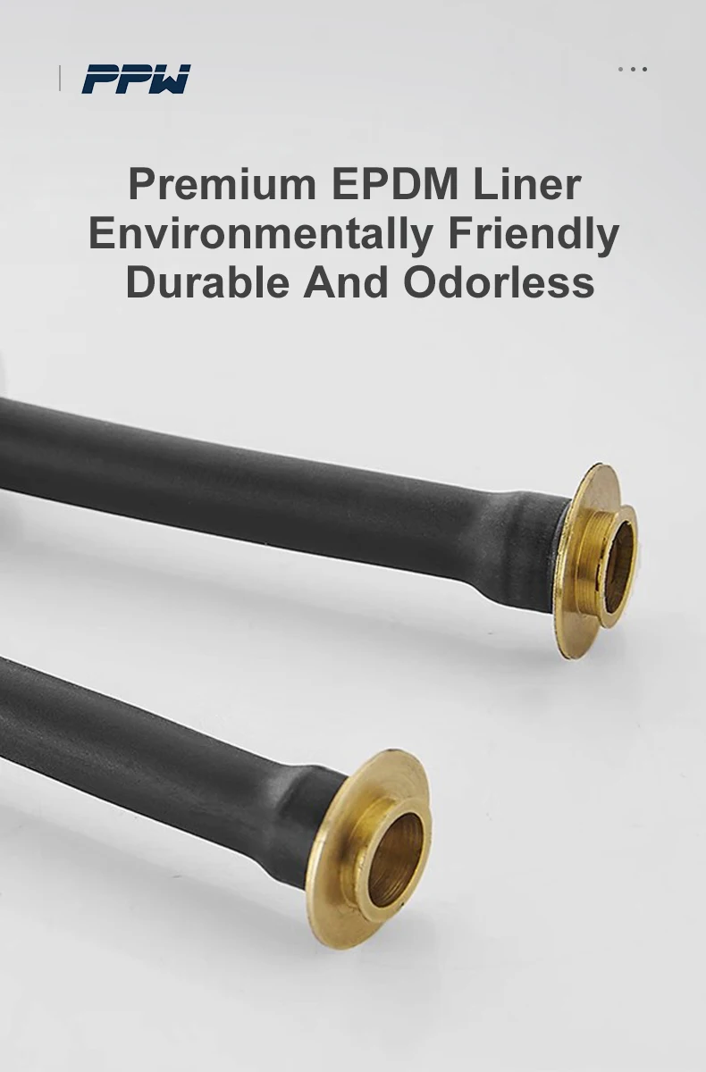 EPDM Hose Stainless Steel Shower Head Hose Flexible Shower Hose Double Lock Shower Hose for Bathroom factory