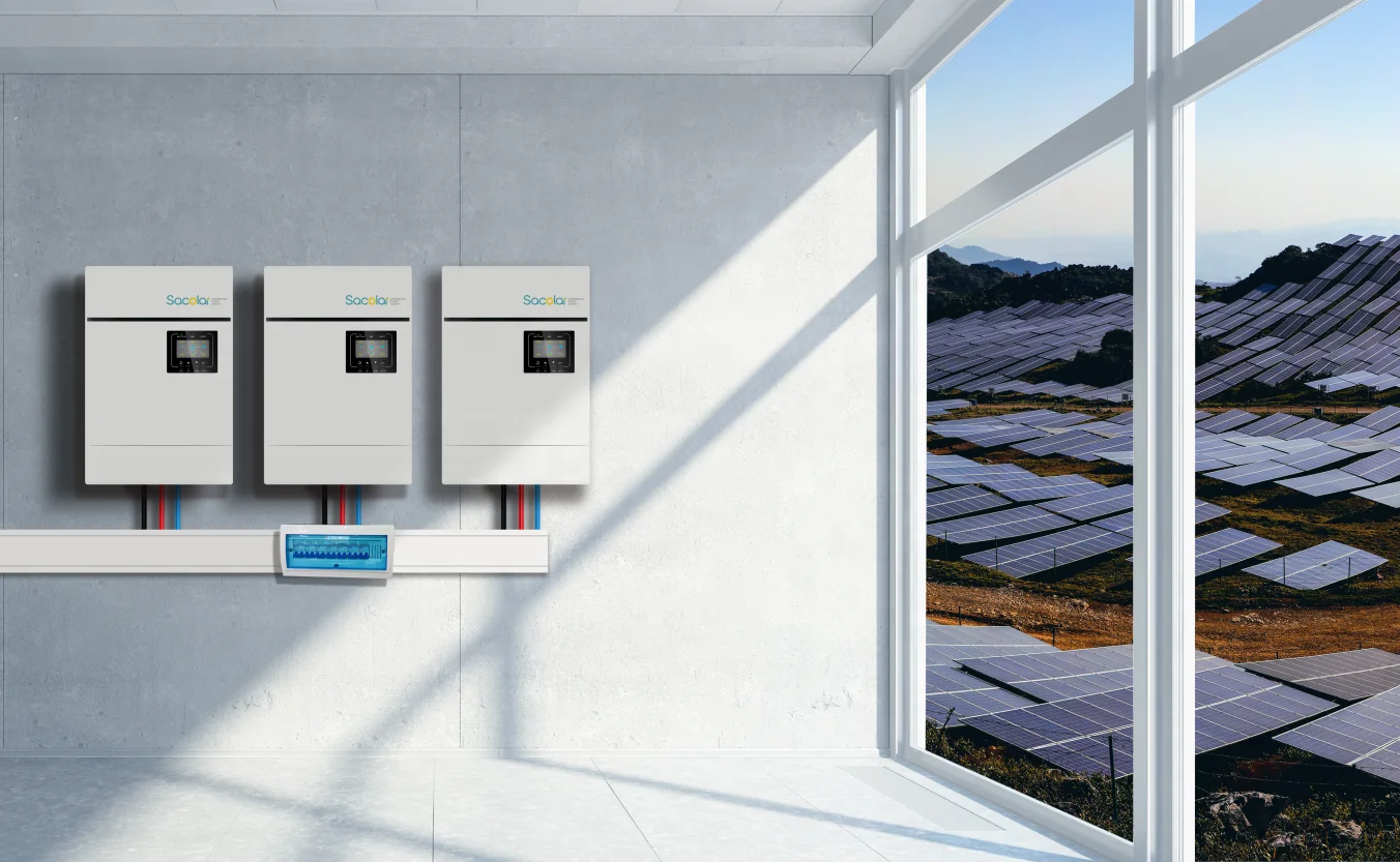 500V PV Input Off Grid Interactive Solar Inverter Hybrid 5000W Suitable for Lithium Battery BMS
